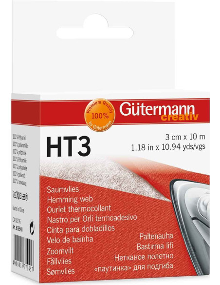 Gütermann Iron-On Hem Tape - 3 cm x 10 m