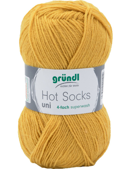 Hot Socks Uni 50 Gründl sock yarn