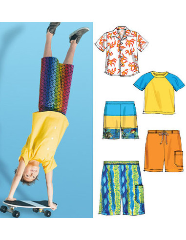 Shirt, top, shorts pattern - McCall's 6548