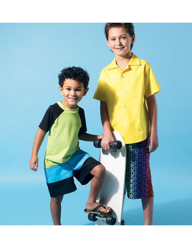 Shirt, top, shorts pattern - McCall's 6548