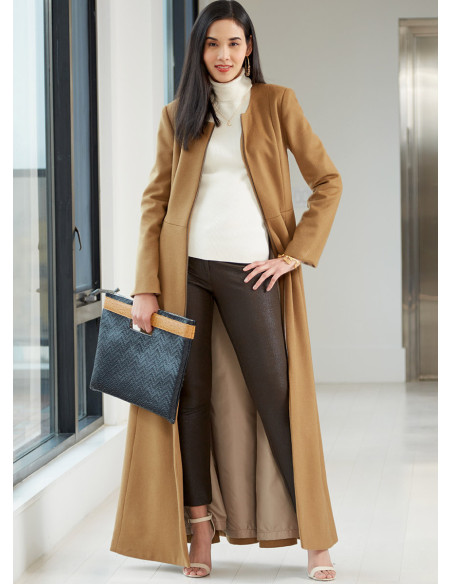 Coat and belt pattern - McCall's 7848