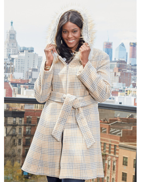 Coat and belt pattern - McCall's 7848