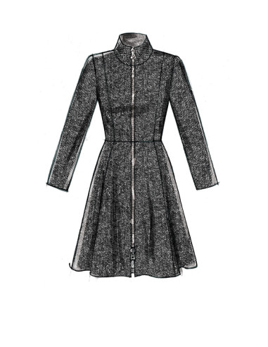 Coat and belt pattern - McCall's 7848
