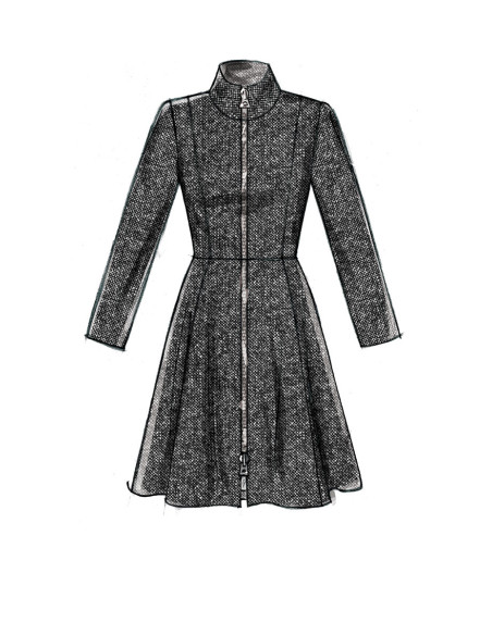 Coat and belt pattern - McCall's 7848