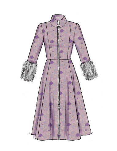 Coat and belt pattern - McCall's 7848
