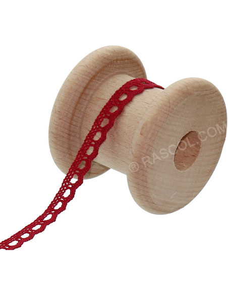 Basic Cotton Lace - Red