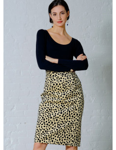 Skirt and Belt Pattern - McCall's 8004