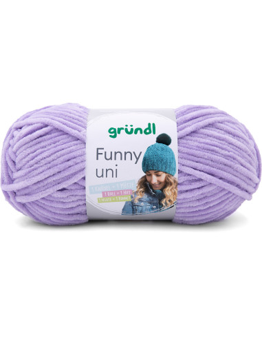 Fil chenille Funny uni Gründl