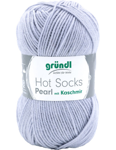 Hot Socks Pearl Solid Color Sock Yarn Gründl