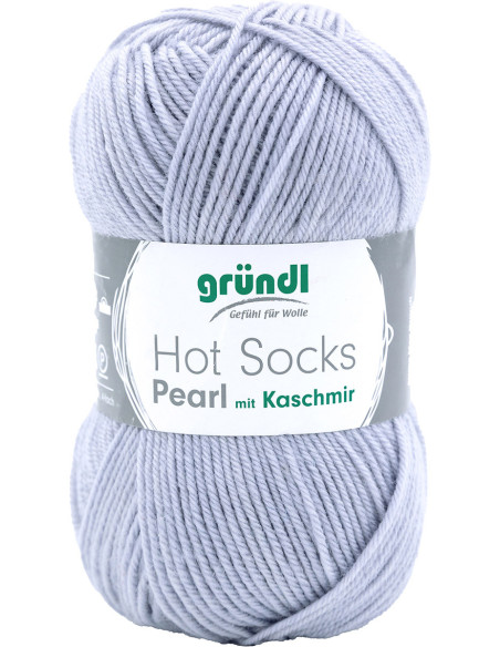 Hot Socks Pearl Solid Color Sock Yarn Gründl