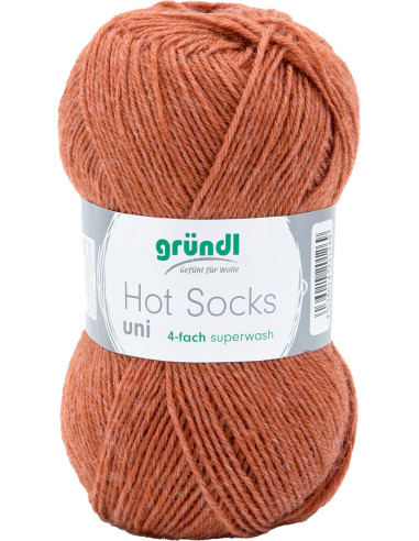 Hot Socks Uni 50 Gründl sock yarn