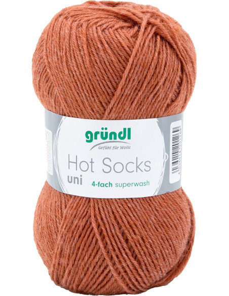 Hot Socks Uni 50 Gründl sock yarn