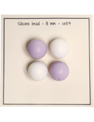 18 mm silicone beads for rattles, baby pacifier clips