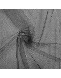 Soft wide tulle - Black