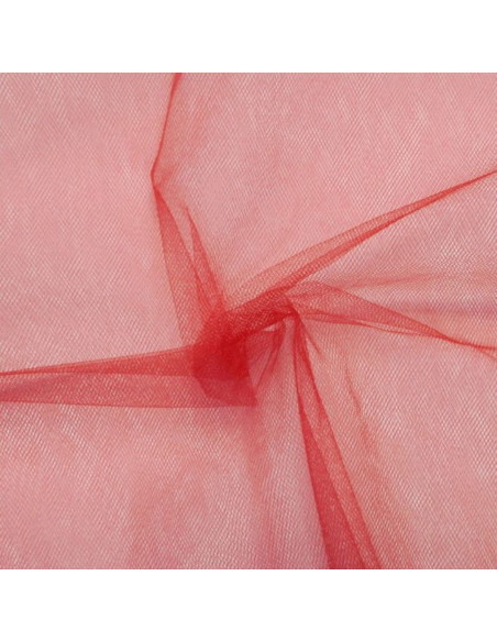 Soft wide tulle - Red