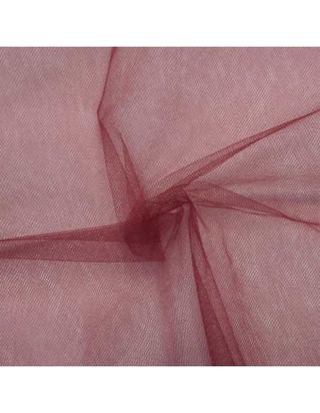 Wide soft tulle - Bordeaux