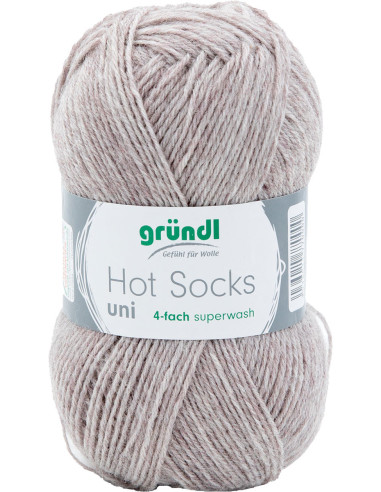Hot Socks Uni 50 Gründl sock yarn