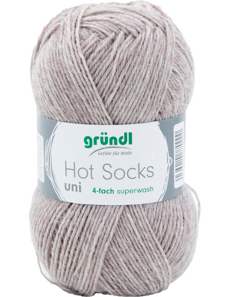 Hot Socks Uni 50 Gründl sock yarn