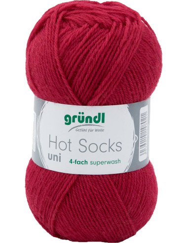 Hot Socks Uni 50 Gründl sock yarn