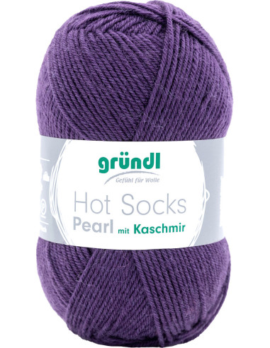 Hot Socks Pearl Solid Color Sock Yarn Gründl