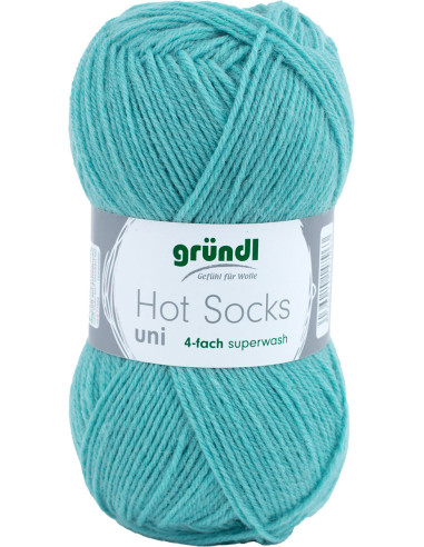 Hot Socks Uni 50 Gründl sock yarn