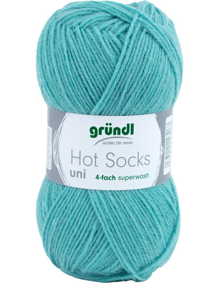 Hot Socks Uni 50 Gründl sock yarn