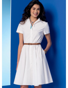 Dress and belt pattern - McCall's 7351