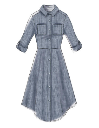 Dress and belt pattern - McCall's 7351