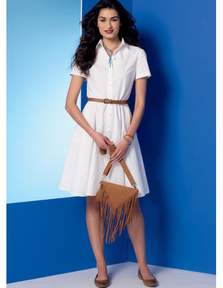 Dress and belt pattern - McCall's 7351