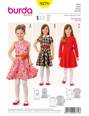 Dress pattern - Burda 9379