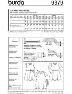 Dress pattern - Burda 9379 2