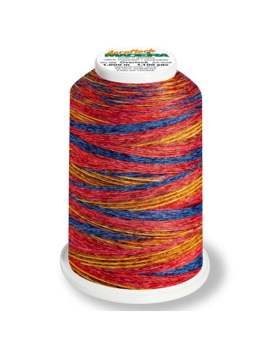 Cône de fil mousse Madeira Aeroflock Multicolor 1000 m