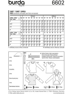 T-shirt pattern - Burda 6602 2