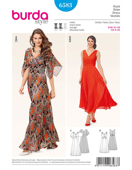 Dress pattern - Burda 6583
