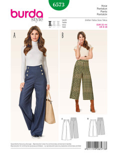 Pants pattern - Burda 6573