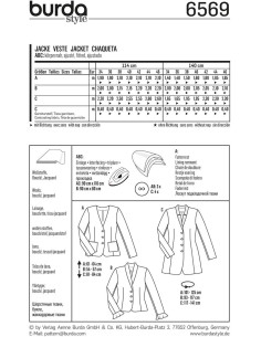Jacket pattern - Burda 6569 2