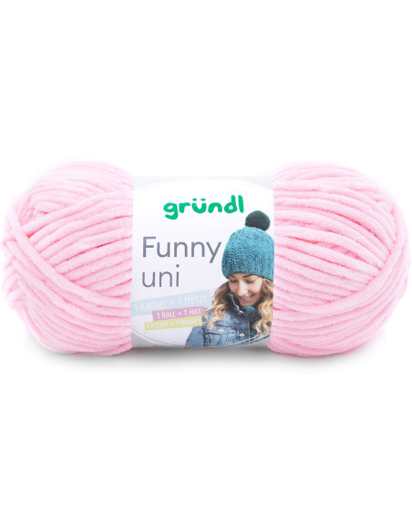 Fil chenille Funny uni Gründl