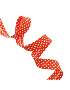 Polka dot bow - Orange