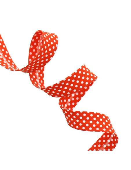Polka dot bow - Orange