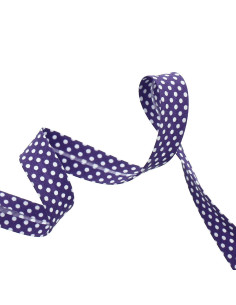 Polka dot headband - Purple