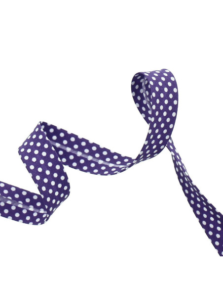 Polka dot headband - Purple