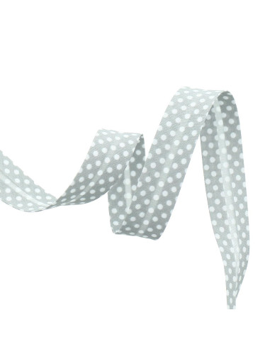 Polka dot bias - Gray