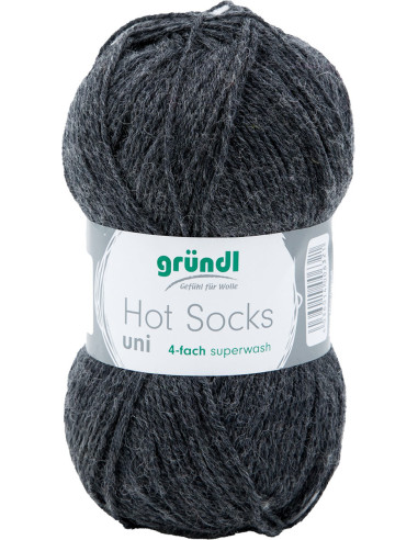 Hot Socks Uni 50 Gründl sock yarn