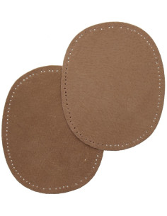 Pair of elbows and knees - Tobacco leather