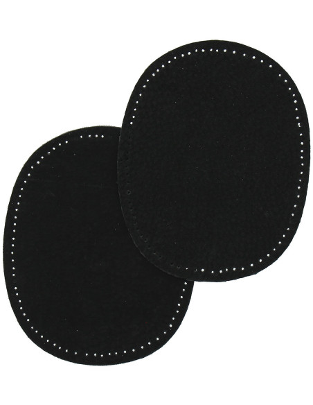 Pair of elbows and knees - Black leather