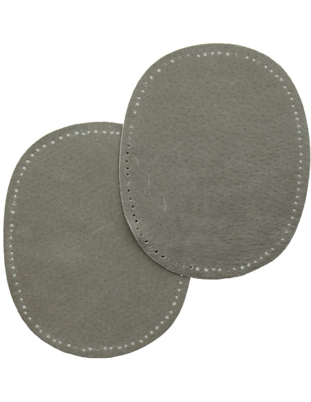 Pair of elbows and knees - Gray leather