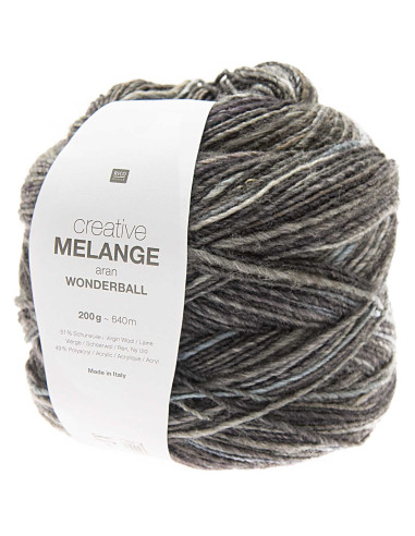 Creative Melange Aran Wonderball Rico Design Wool