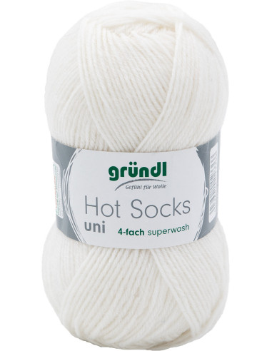 Hot Socks Uni 50 Gründl sock yarn