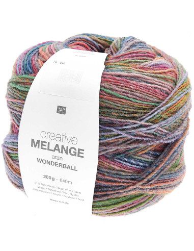 Creative Melange Aran Wonderball Rico Design Wool