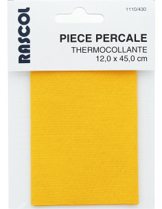 Iron-on percale for repair - Yellow